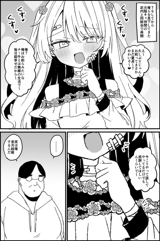 Page 1 - TS shite kara Orera o Mikudashite Kita Moto Inkya Nakama to Dousoukai de Saikai