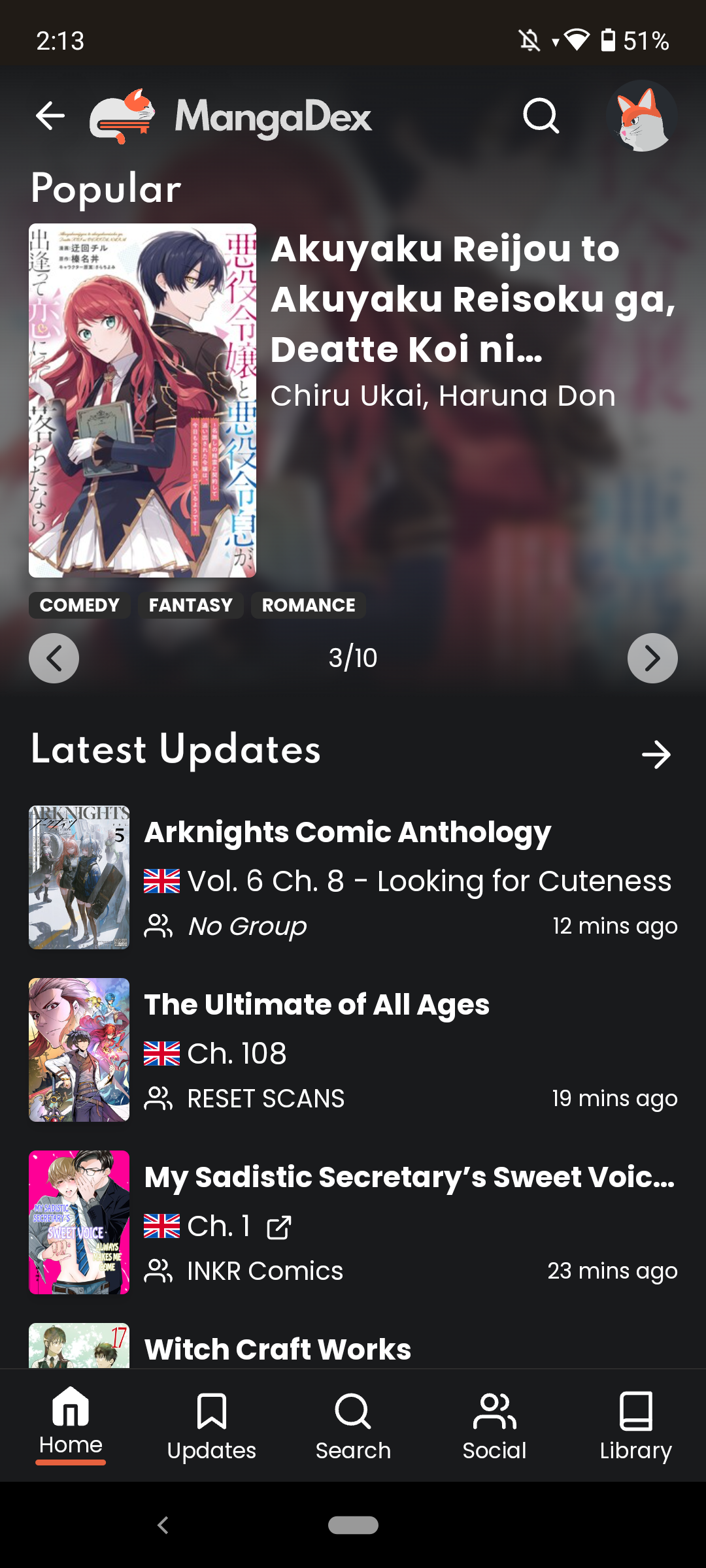 MangaDex screenshot