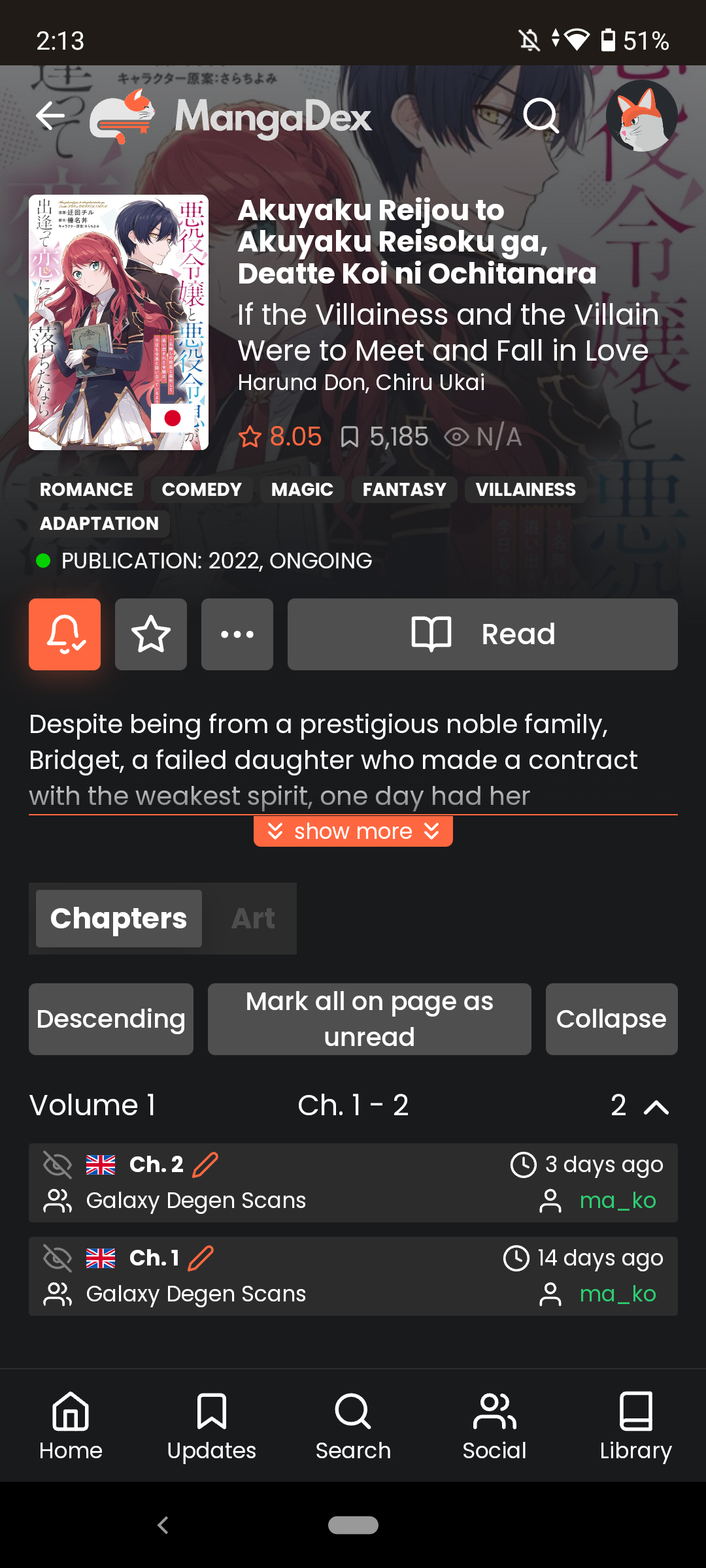 MangaDex screenshot