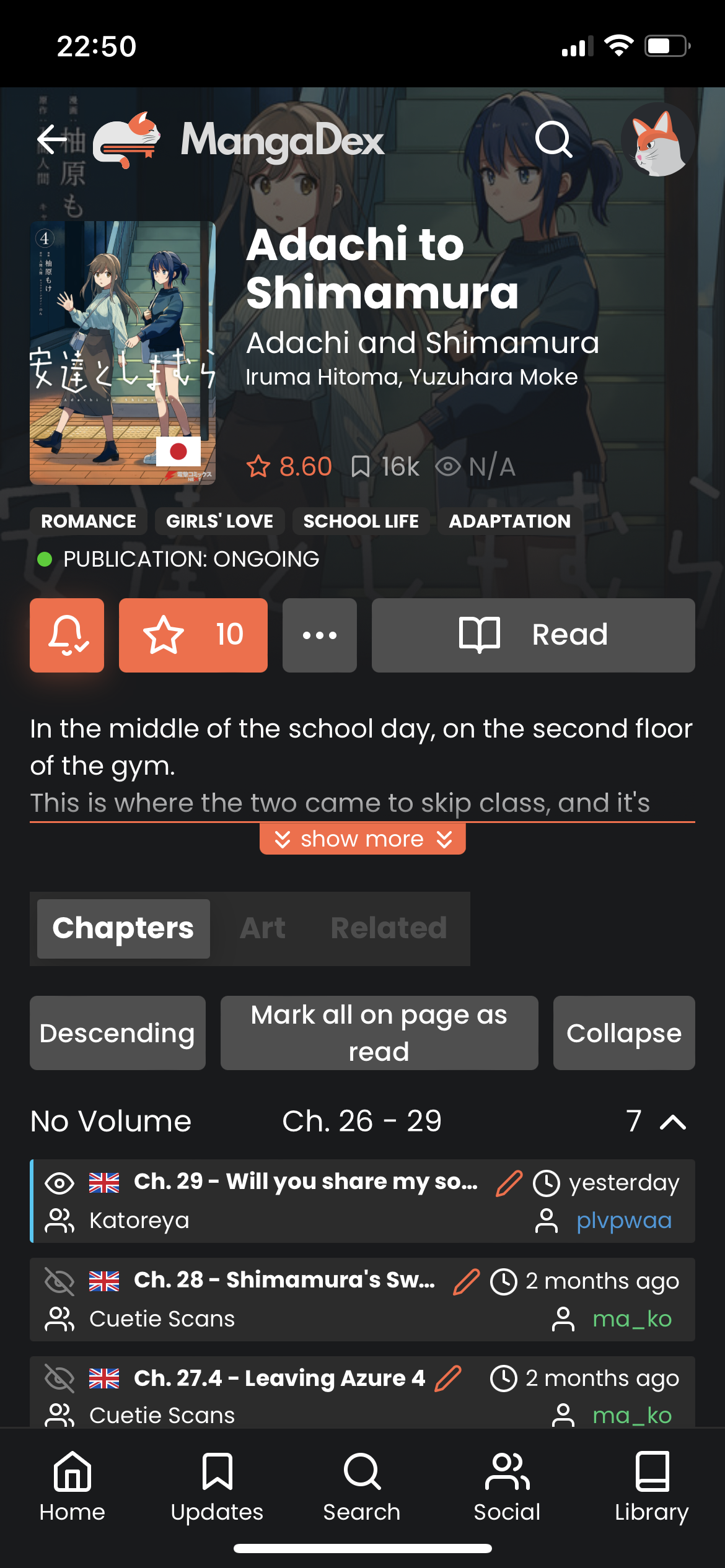 MangaDex screenshot